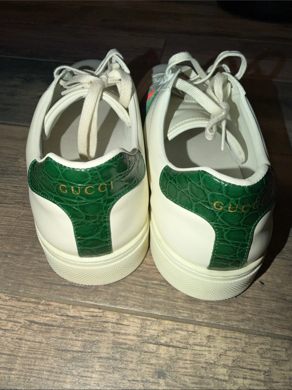 Gucci Ave Men’s Sneakers with Red & Black Web Stripe - Men